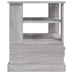 vidaXL Table d'appoint sonoma gris 50x50x60 cm bois d'ingénierie