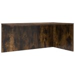 vidaXL Ensemble de tables basses 2 Pièces Chêne fumé Bois d'ingénierie