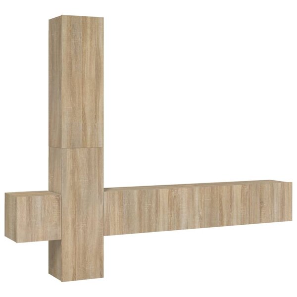 vidaXL Ensemble de meubles TV 5 Pièces Chêne sonoma Bois d'ingénierie