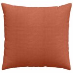 vidaXL Coussins de canapé 2 Pièces Rouge orange 45 x 45 cm