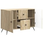 vidaXL Buffet Chêne Sonoma 89 x 34 5 x 60 cm Bois d'ingénierie