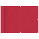 vidaXL Écran de balcon 75 x 800 cm Tissu Oxford Rectangulaire Bordeaux