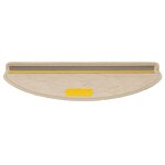 vidaXL Tapis d'escalier autocollants 15 Pièces 65x21x4 cm Sable