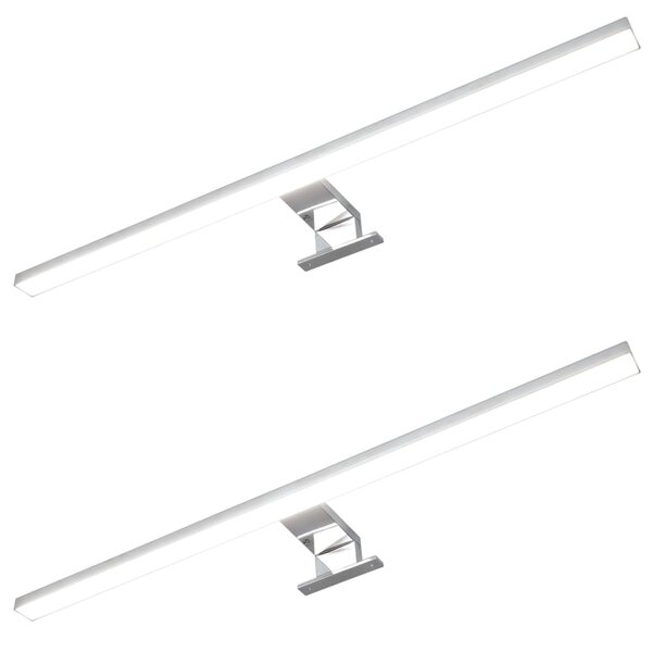 vidaXL Lampes de miroir 2 Pièces 8 W Blanc froid
