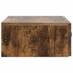 vidaXL Table d'appoint murale 59 x 34 5 x 17 cm Bois d'ingénierie