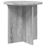vidaXL Support de Plante 2 pièces Sonoma gris 40 x 40 x 40 cm
