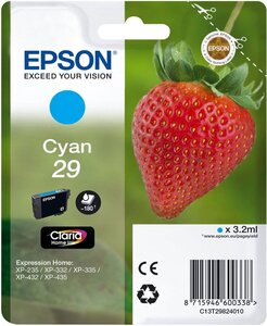Cartouche d'encre epson fraise 29 (cyan)