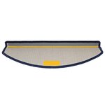 vidaXL Tapis d'escalier 30 pièces 65 x 24 x 4 cm Bleu Demi-rond Grand