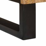 vidaXL Cabinet de chevet Naturel 40 x 33 x 46 cm Bois de mangue massif