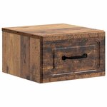 vidaXL Cabinet de chevet mural Bois ancien 34 5 x 33 x 20 cm