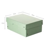 Purebox Pastel A5 100mm - Vert - X 5 - Falken