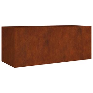 vidaXL Lit surélevé de jardin 200x80x80 cm acier corten