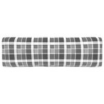 vidaXL Canapé central palette de jardin Blanc Bois de pin imprégné