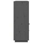 vidaXL Buffet haut Gris 100x40x108 5 cm Bois massif de pin