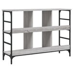 vidaXL Buffet sonoma gris 102x32x73 5 cm bois d'ingénierie