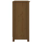 vidaXL Buffet Marron miel 70x35x80 cm Bois massif de pin