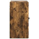 vidaXL Armoire Murale 59 x 31 x 60 cm Bois d'ingénierie Chêne fumé