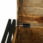vidaXL Boîte de Rangement 40 x 40 x 40 cm bois de manguier massif
