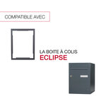 Cadre d'encastrement Eclipse gris anthracite 7016M