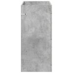 vidaXL Meuble sous lavabo de salle de bain Gris béton