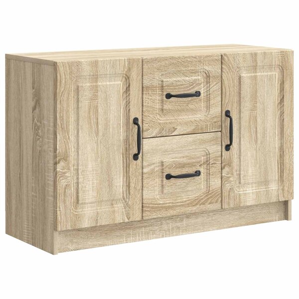 vidaXL Buffet Chêne Sonoma 89 x 34 5 x 57 cm Bois d'ingénierie