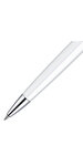 WATERMAN Hemisphere stylo bille, blanc brillant, attributs palladium, recharge bleue pointe moyenne, écrin