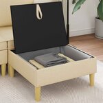 vidaXL Sofa avec rangement Tissu
