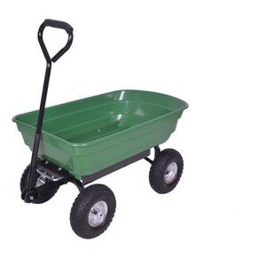 JARDIN PRATIC Remorque trainée basculante - Capacité : 250 Kg