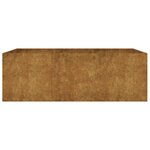 vidaXL Lit surélevé de jardin 120x80x40 cm acier corten