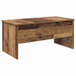 vidaXL Table basse Bois Ancien 102 x 50 5 x 46 5 cm Bois d'ingénierie