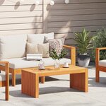 vidaXL Table Basse de Jardin 90x45x35 cm Bois Massif Acacia