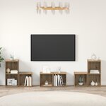 vidaXL Ensemble de meubles TV 6 Pièces Chêne artisanal Bois d'ingénierie