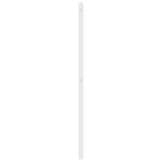 vidaXL Tête de lit métal blanc 180 cm