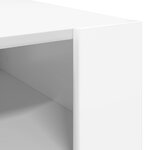 vidaXL Table basse Blanc 92 x 53 x 45 cm Bois d'ingénierie