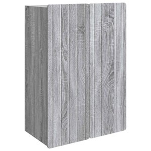 vidaXL Armoire Murale Sonoma gris 66 x 34 5 x 92 cm Bois d'ingénierie