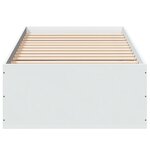 vidaXL Cadre de lit sans matelas blanc 90x190 cm