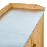 Tectake armoire de jardin basse