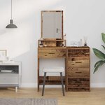 vidaXL Coiffeuse Bois Ancien 50 x 41 x 140 cm Bois d'ingénierie