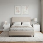 vidaXL Cabinet de chevet 2 Pièces Blanc 43 x 34 5 x 47 cm