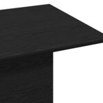 Table basse vidaXL en chêne noir 102x55 5x40 cm en bois d'ingénierie