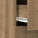 Armoire de pharmacie vidaXL en chêne fait main 20x45 5x60 cm en bois d'ingénierie