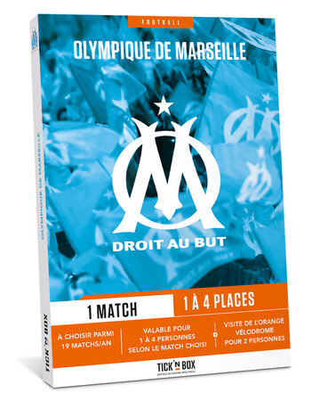 Coffret cadeau - TICKETBOX - OM - Olympique de Marseille