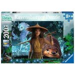 Puzzle 200 p xxl - raya  tuk tuk et sisu / disney raya et dernier dragon