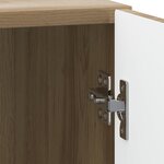 vidaXL Cabinet de chevet 2 Pièces Chêne artisanal 43 x 34 5 x 50 cm