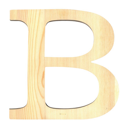 Alphabet en bois 11 5cm Lettre B
