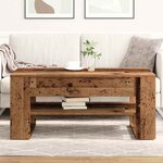 vidaXL Table basse Bois Ancien 102 x 55 x 45 cm Bois d'ingénierie