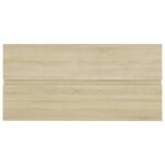 vidaXL Armoire d'évier Chêne sonoma 90x38 5x45 cm Bois d'ingénierie