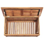 Vidaxl boîte de rangement de jardin 90x50x58 cm bois de teck solide