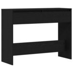 vidaXL Table console Chêne noir 100 x 35 x 76.5 cm Bois d'ingénierie