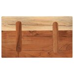 vidaXL Dessus de table 40x30x2 5 cm rectangulaire bois massif d'acacia